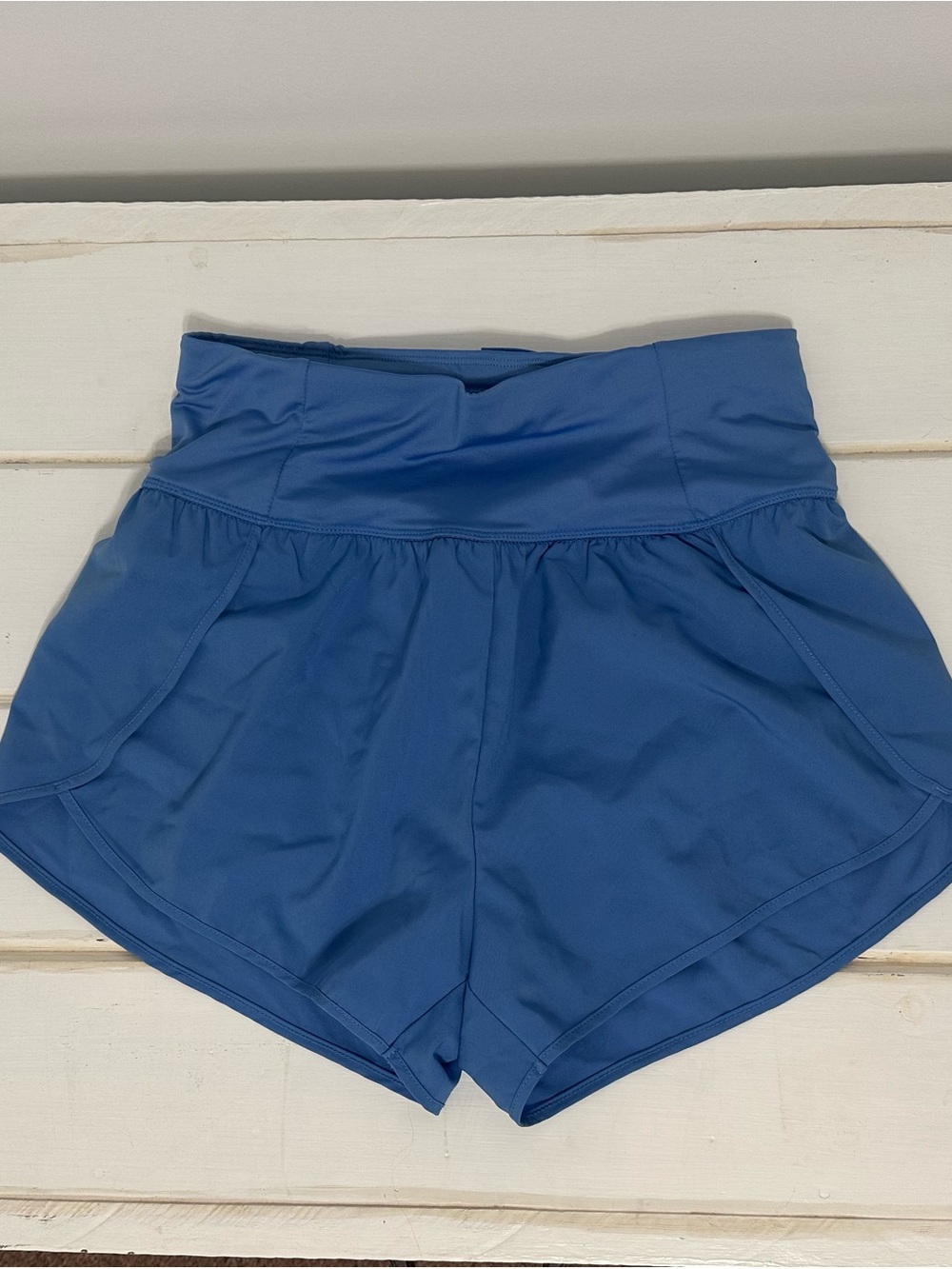Love Tree High-Rise Royal Blue Athletic Shorts